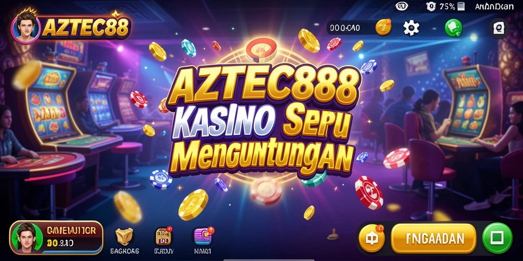 Tampilan gameplay Kasino yang seru dan mendebarkan di AZTEC88.