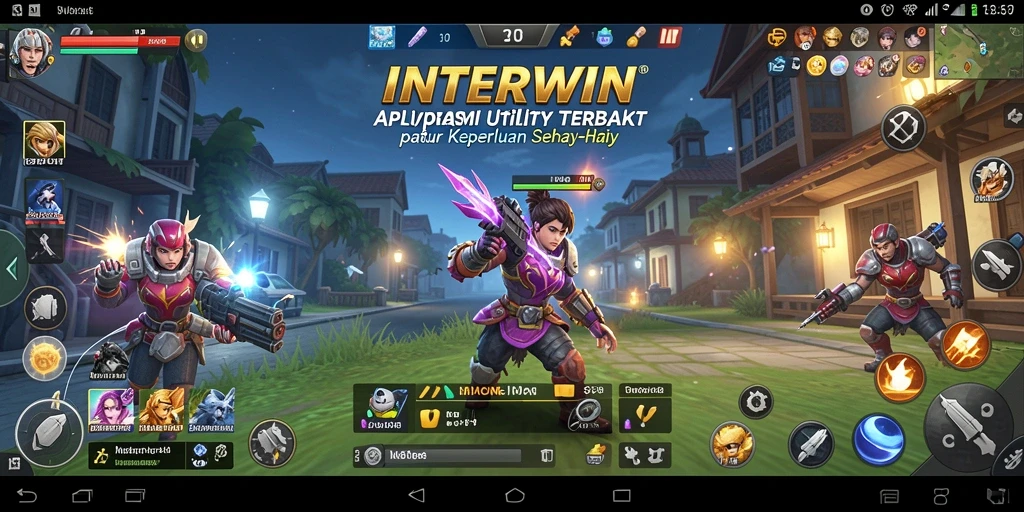Tampilan antarmuka INTERWIN yang sederhana dan fungsional.