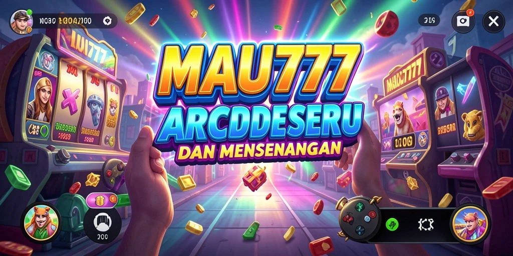 Screenshot utama MAU777 menampilkan gameplay arcade yang seru.