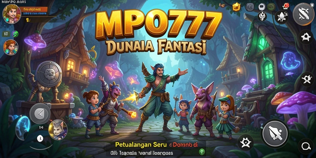 Gameplay MPO777 menampilkan aksi seru dalam dunia fantasi.
