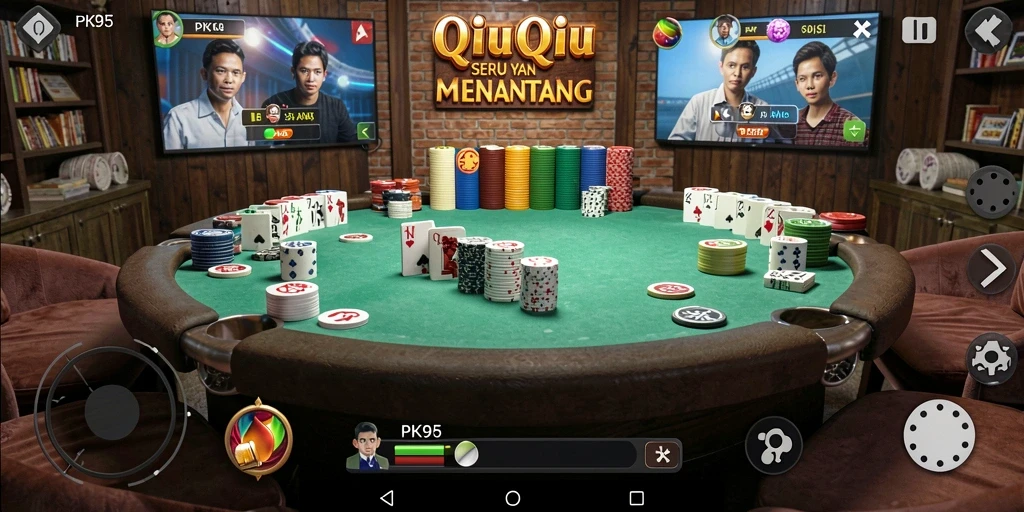 Tangkapan layar PK95 menunjukkan gameplay seru dan grafis menawan.