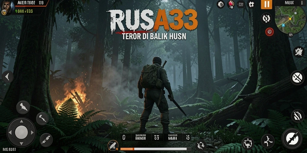 Menampilkan gameplay menegangkan di garis depan hutan angker.