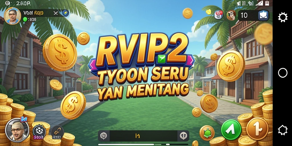Tampilan gameplay RVIP2 yang menarik dan penuh strategi Tycoon.