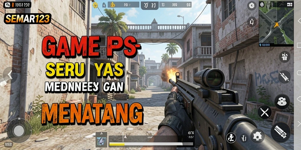 Tampilan gameplay SEMAR123 yang mendebarkan dalam pertempuran FPS.
