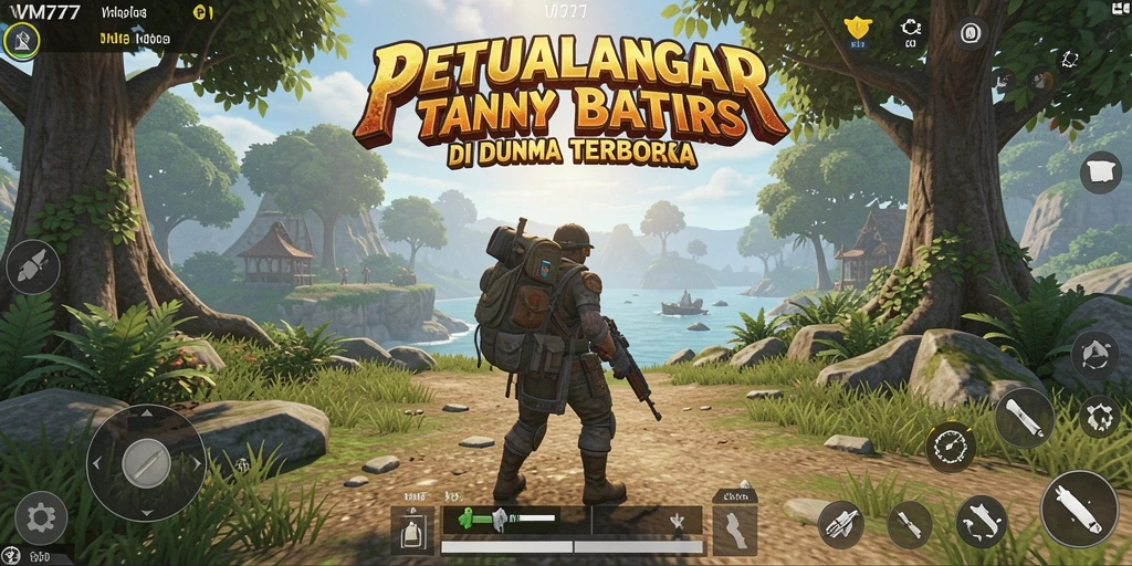 Tampilan gameplay VM777 yang menakjubkan di dunia terbuka.