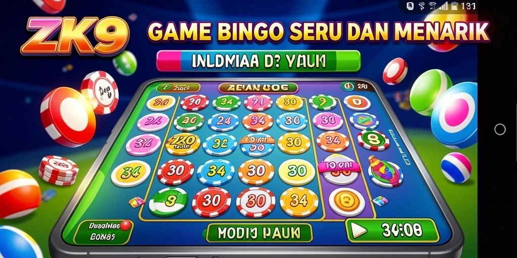 Tampilan gameplay seru dalam game Bingo ZK9 yang menghibur.
